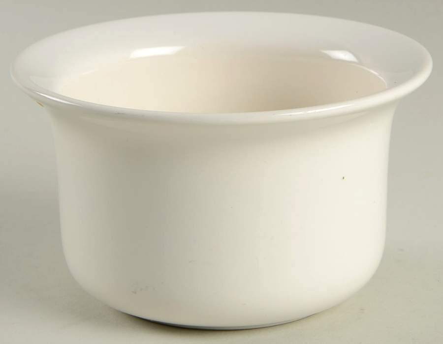 Basic White Sugar Bowl No Lid by Pfaltzgraff-1