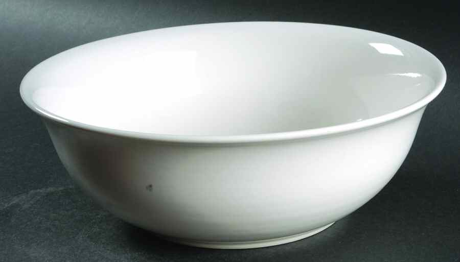 Basic White 10" Large Salad Serving Bowl by Pfaltzgraff-1