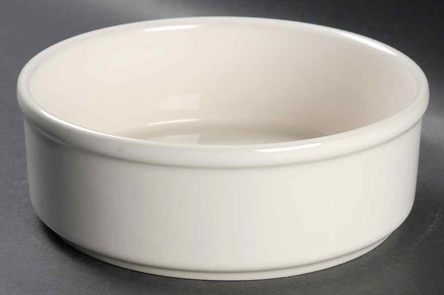 Basic White Dog Bowl by Pfaltzgraff-1
