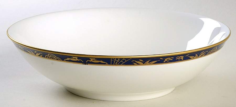 Blue Esplanade 9" Round Vegetable Bowl by Pfaltzgraff-1
