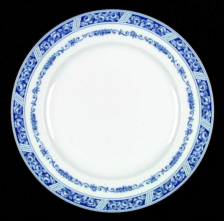 Blue Organdy Dinner Plate by Pfaltzgraff-1