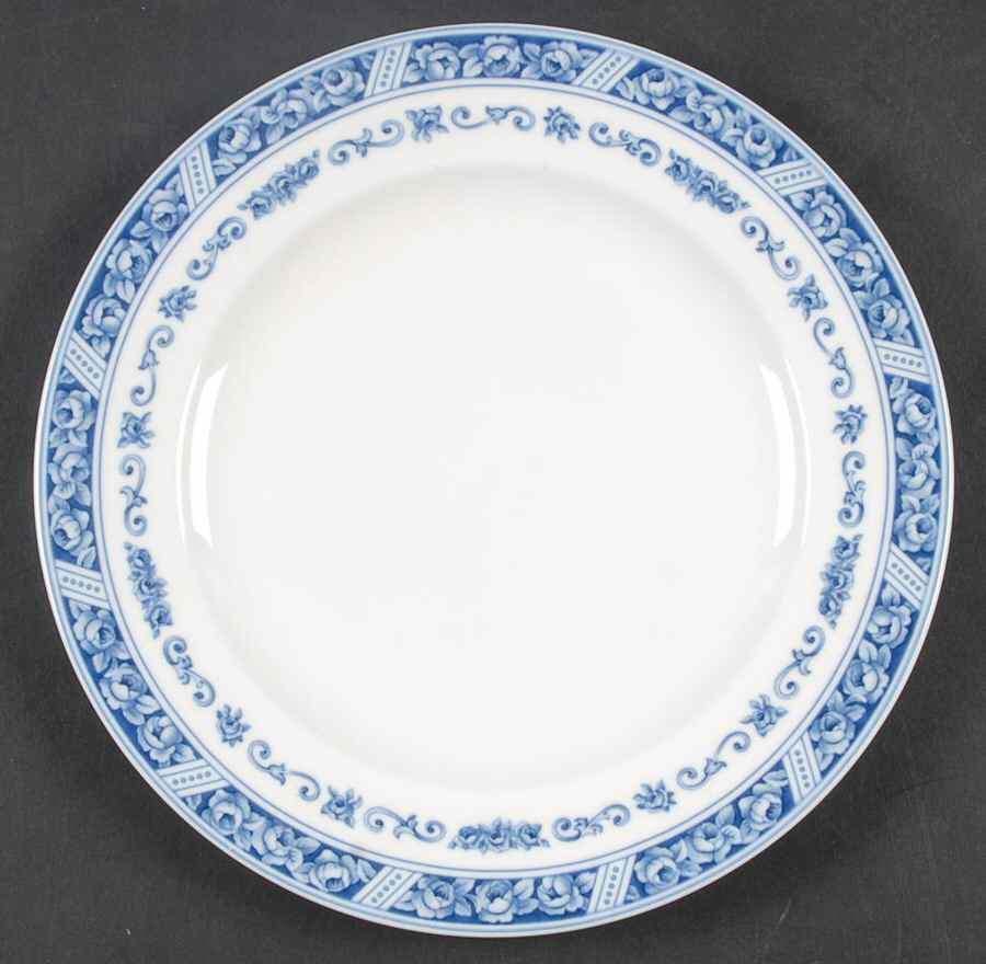 Blue Organdy Salad Plate by Pfaltzgraff-1