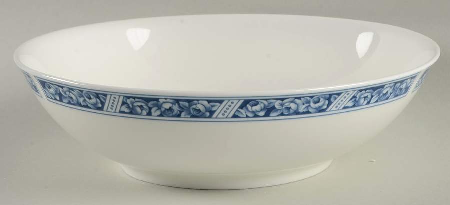 Blue Organdy 9" Round Vegetable Bowl by Pfaltzgraff-1