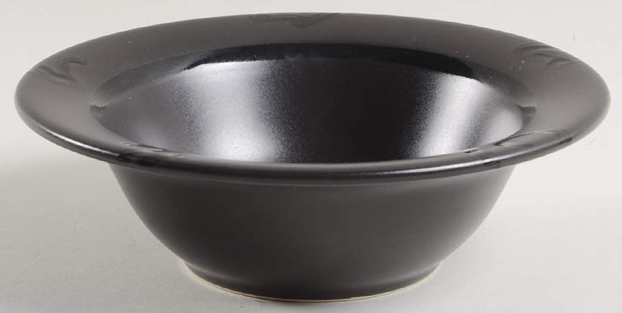 Black Pinwheels Soup/Cereal Bowl by Pfaltzgraff-1