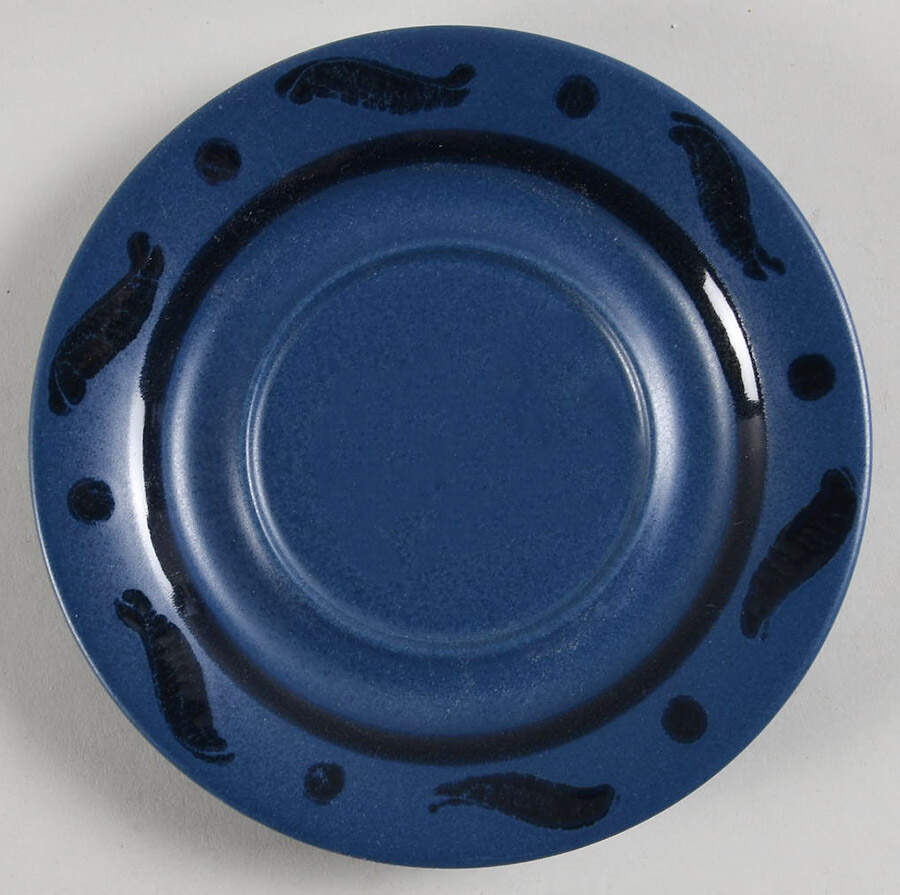 Blue Pinwheels Saucer by Pfaltzgraff-1