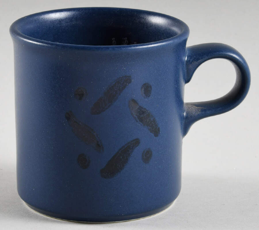 Blue Pinwheels Flat Cup by Pfaltzgraff-1