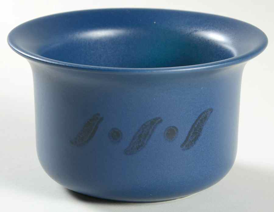 Blue Pinwheels Sugar Bowl No Lid by Pfaltzgraff-1