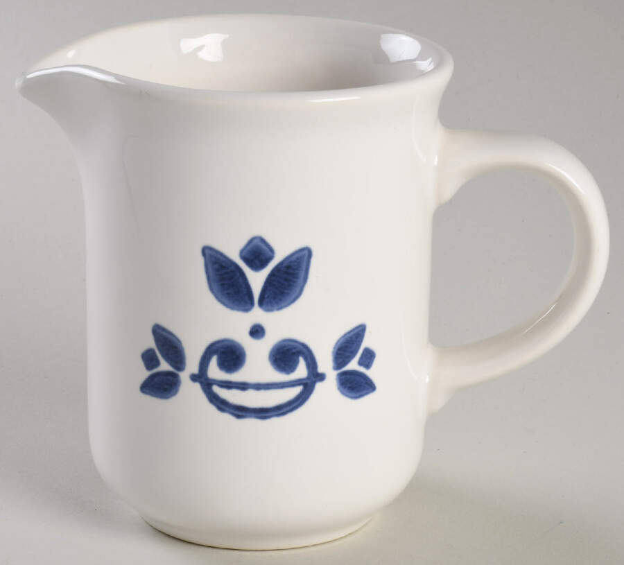 Blue Tulip Creamer by Pfaltzgraff-1