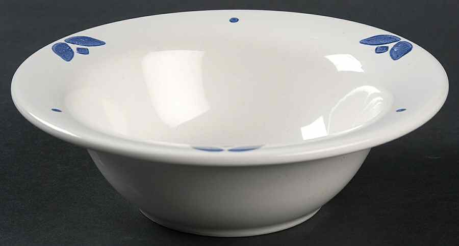 Blue Tulip Rim Cereal Bowl by Pfaltzgraff-1