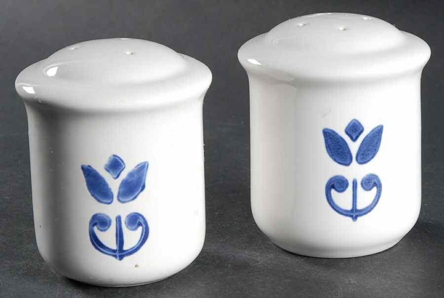 Blue Tulip Salt & Pepper Set by Pfaltzgraff-1