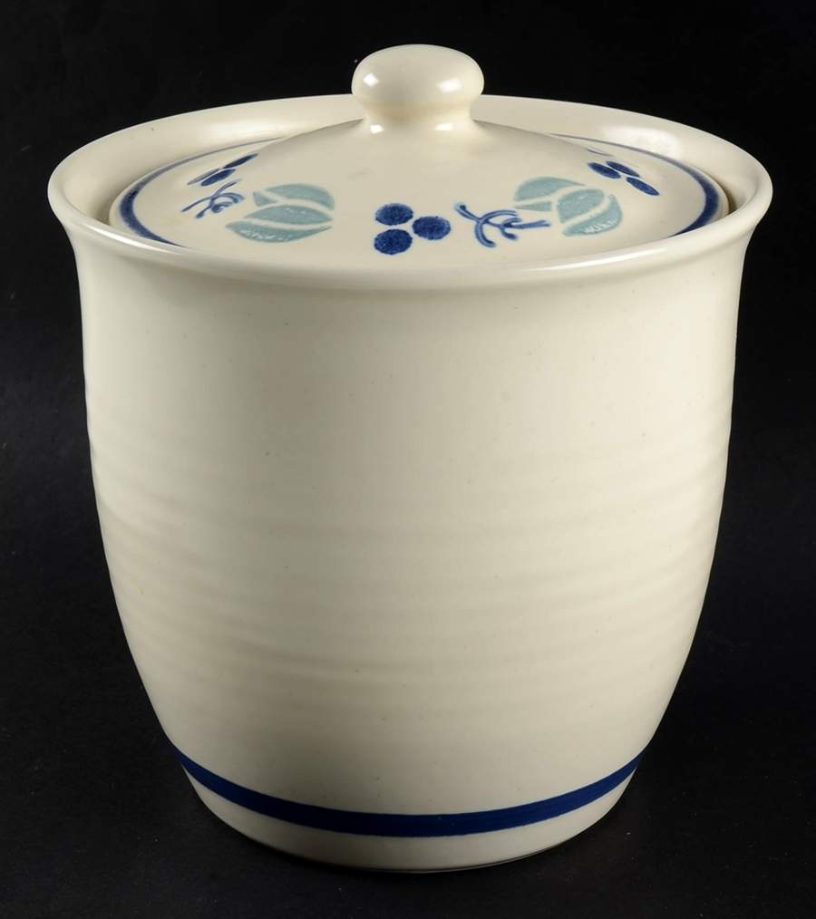 Blueberry Extra Large Canister & Lid by Pfaltzgraff-1