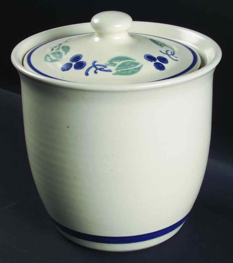 Blueberry Large Canister & Lid by Pfaltzgraff-1