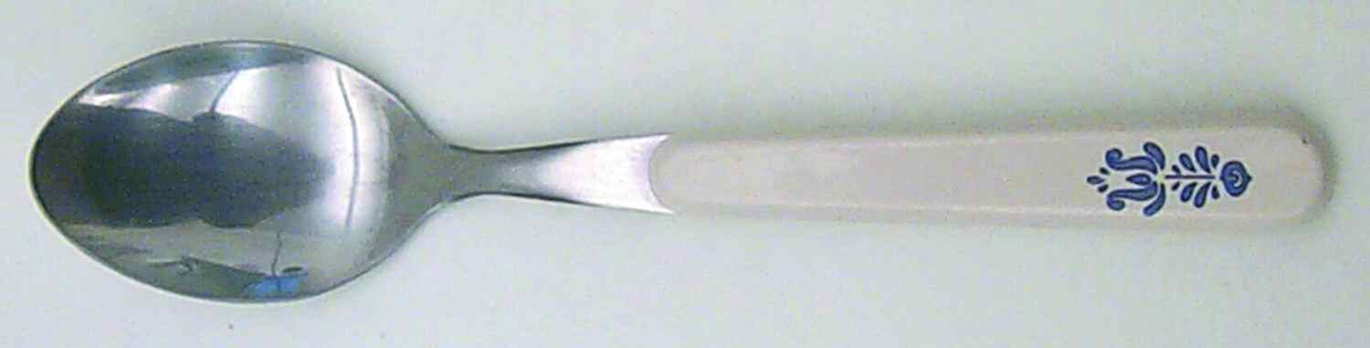 Blue Village Place/Oval Soup Spoon by Pfaltzgraff-1