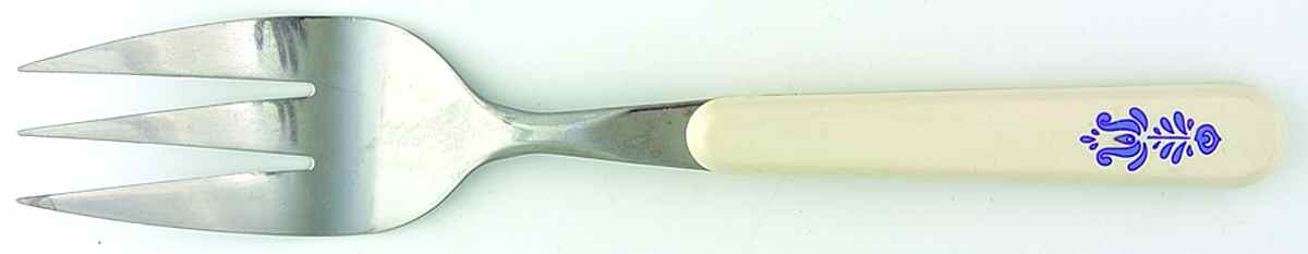Blue Village Cold Meat Fork by Pfaltzgraff-1