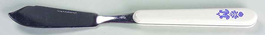 Blue Village Flat Handle Master Butter Knife by Pfaltzgraff-1