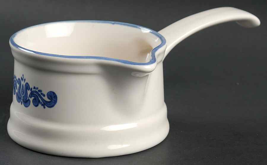 Blue Village Gravy Boat by Pfaltzgraff-1