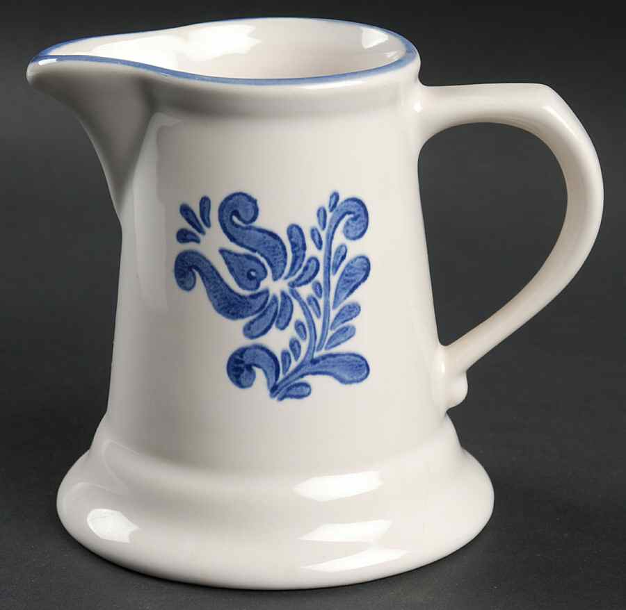 Blue Village Creamer by Pfaltzgraff-1