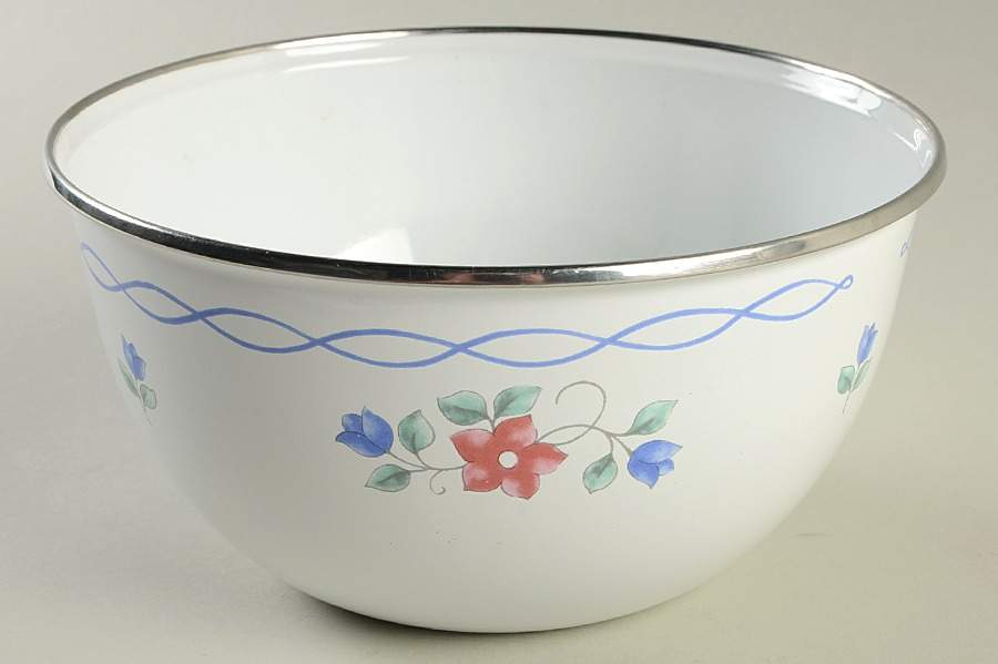 Bonnie Brae 7 1/4" Metal Bowl by Pfaltzgraff-1