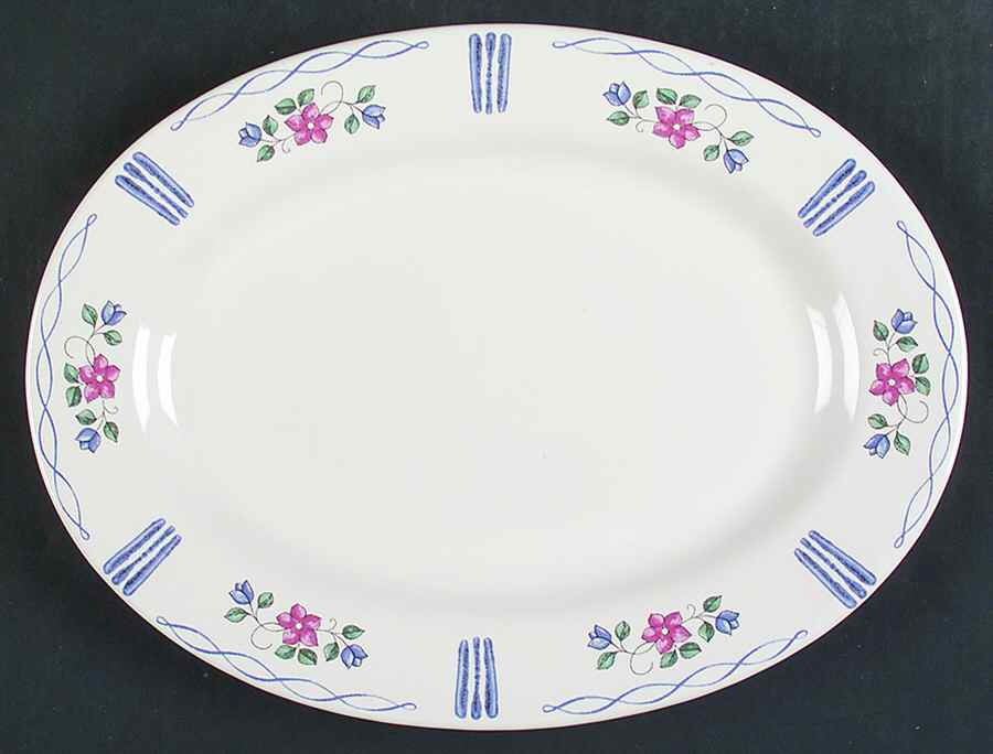 Bonnie Brae 12" Oval Steak Platter by Pfaltzgraff-1