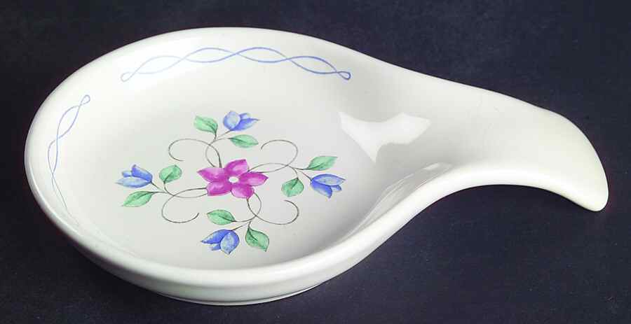 Bonnie Brae Spoon Rest/Holder (Holds 1 Spoon) by Pfaltzgraff-1
