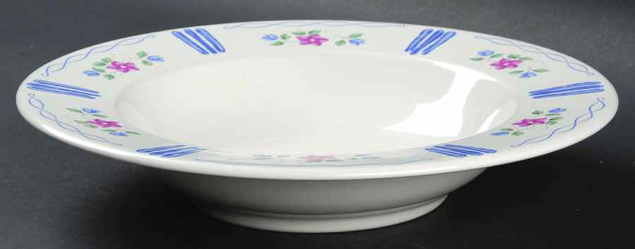 Bonnie Brae Large Rim Soup Bowl by Pfaltzgraff-1
