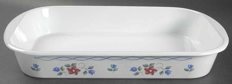 Bonnie Brae 15" Metal Rectangular Baker by Pfaltzgraff-1