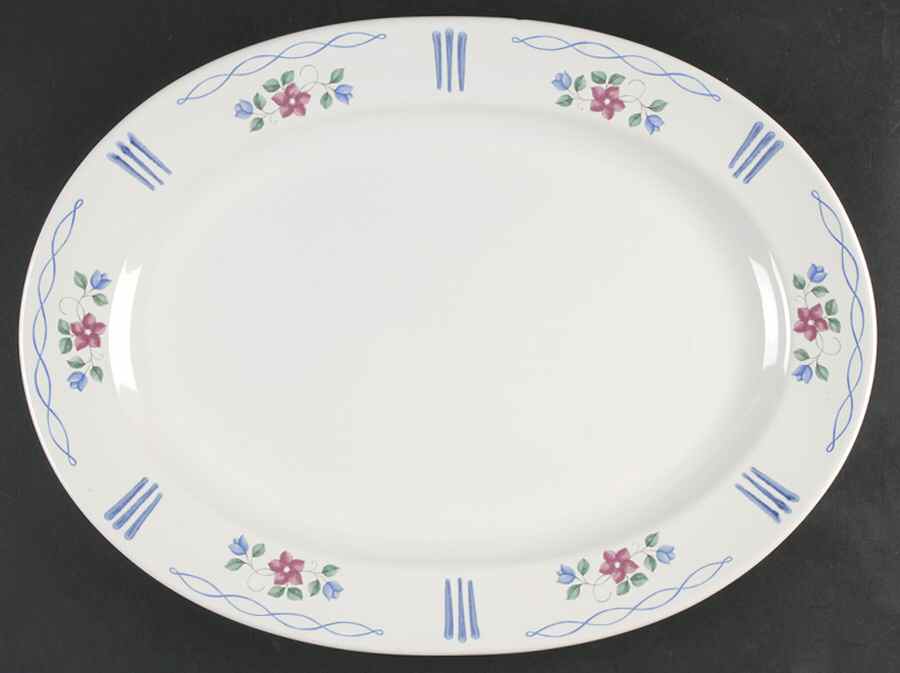Bonnie Brae 16" Oval Serving Platter by Pfaltzgraff-1