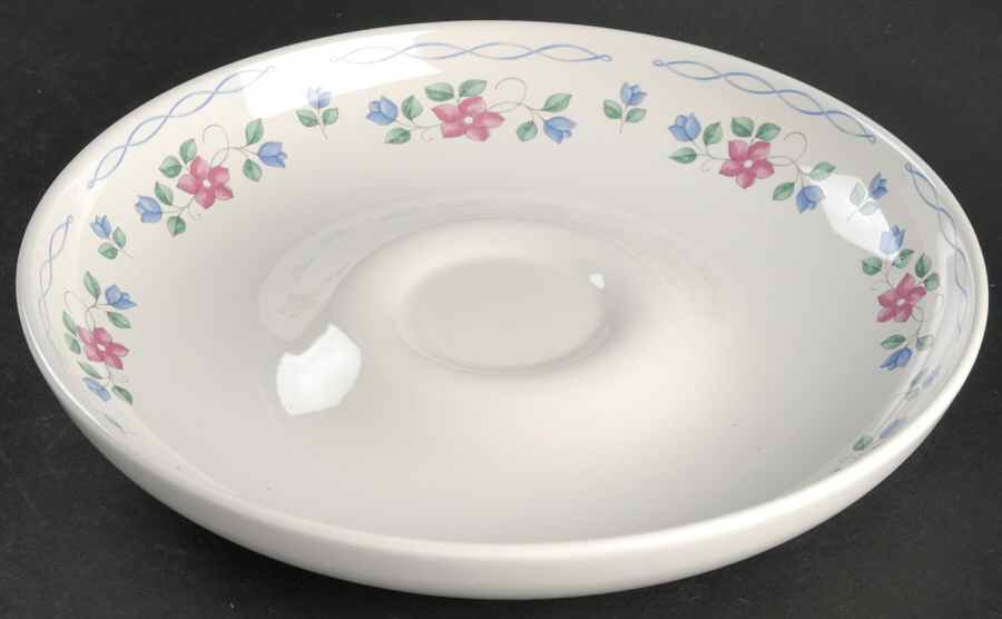 Bonnie Brae Chip Bowl/Plate for Chip & Dip Set by Pfaltzgraff-1