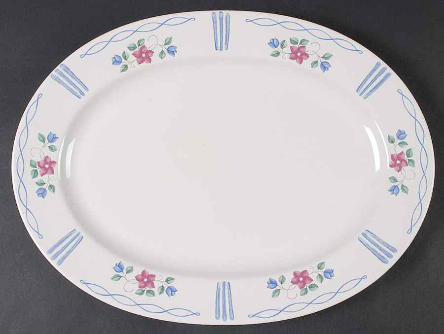 Bonnie Brae 14" Oval Serving Platter by Pfaltzgraff-1