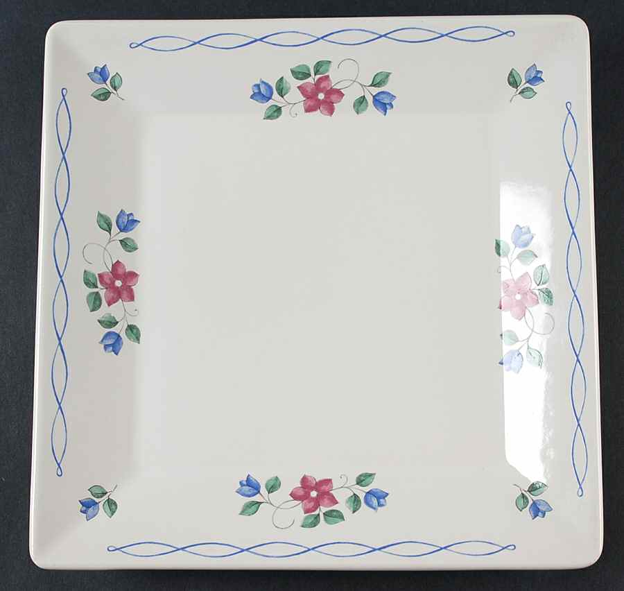 Bonnie Brae 8" Square Buffet Plate by Pfaltzgraff-1