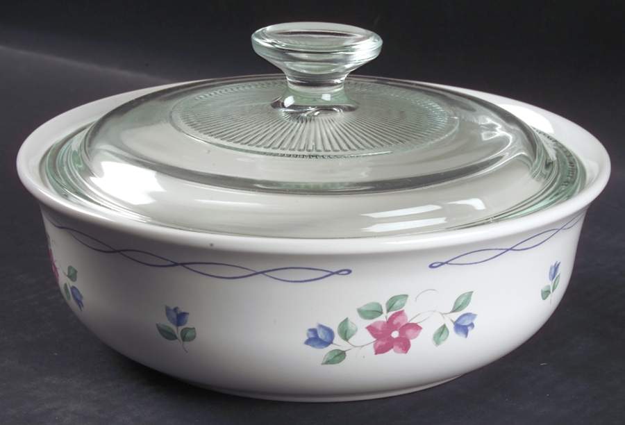 Bonnie Brae 1 Qt Round Covered Casserole by Pfaltzgraff-1