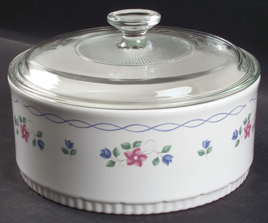 Bonnie Brae 4-Piece Bakeware Set (2 Bakers with Lids) by Pfaltzgraff-1
