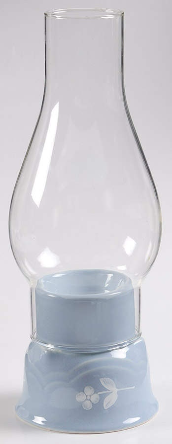 Bouquet Hurricane Lamp & Globe by Pfaltzgraff-1
