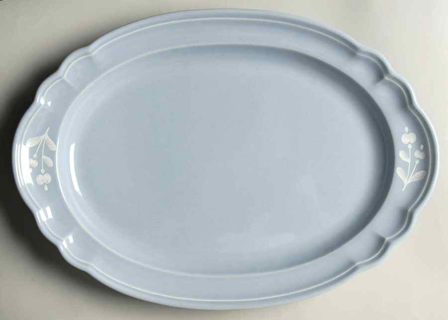 Bouquet 14" Oval Serving Platter by Pfaltzgraff-1