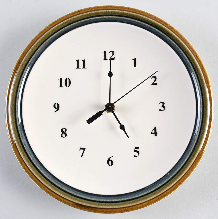 Canyon Ridge 1-2" depth  Clock Plate HC by Pfaltzgraff-1