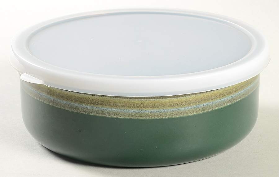 Canyon Ridge 6" Metal Bowl W/Plastic Lid by Pfaltzgraff-1