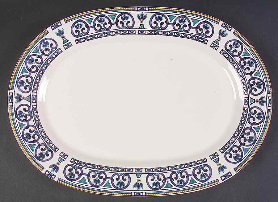Capistrano 14" Oval Serving Platter by Pfaltzgraff-1