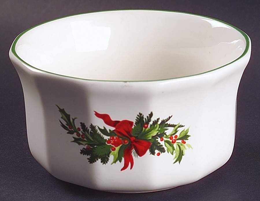 Christmas Heritage Butter Tub No Lid by Pfaltzgraff-1
