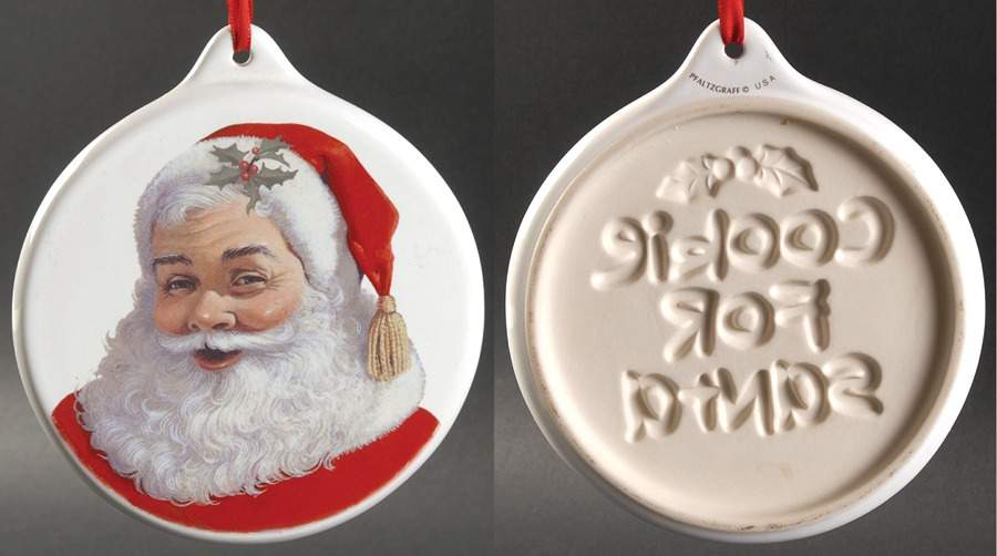 Christmas Heritage Cookie Mold/Press by Pfaltzgraff-1