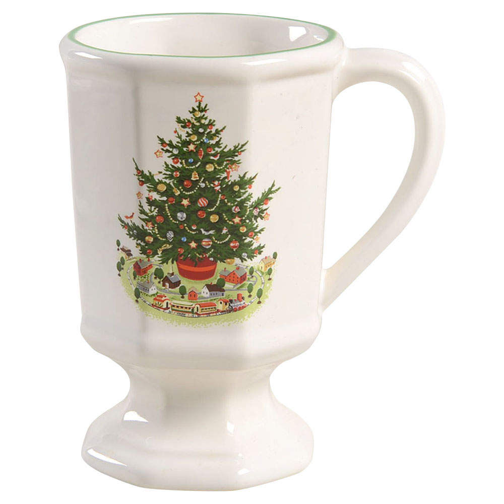 Christmas Heritage Pedestal Mug by Pfaltzgraff-1