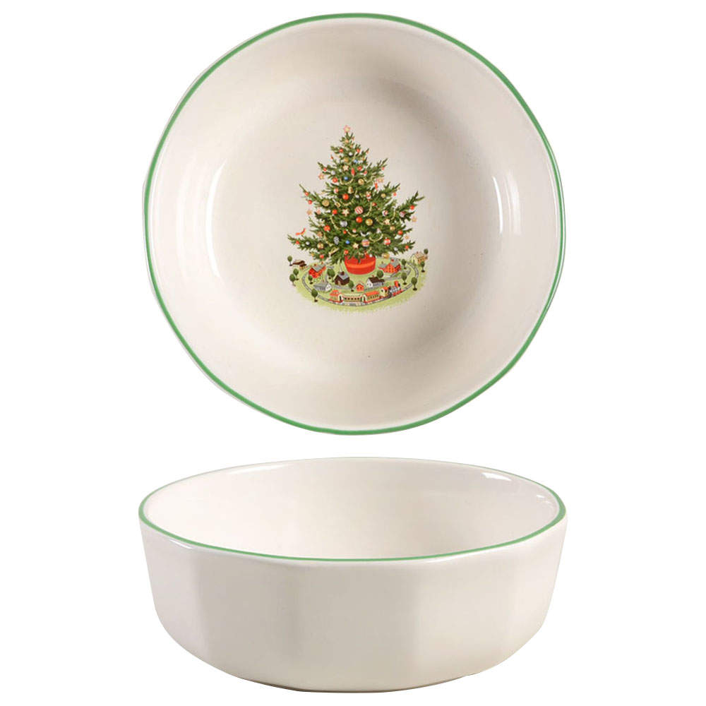 Christmas Heritage 7" Round Vegetable Bowl by Pfaltzgraff-1
