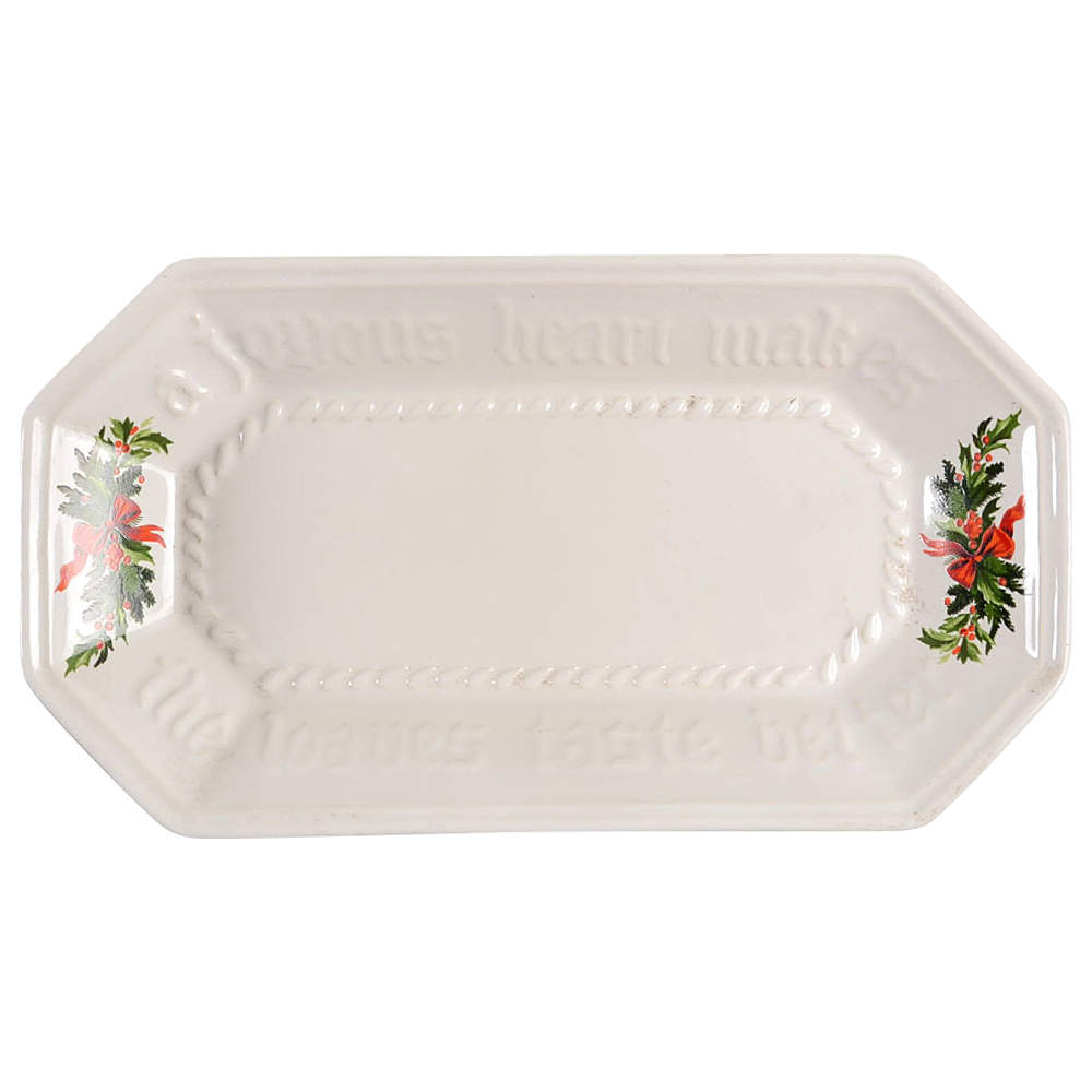 Christmas Heritage Bread Tray by Pfaltzgraff-1