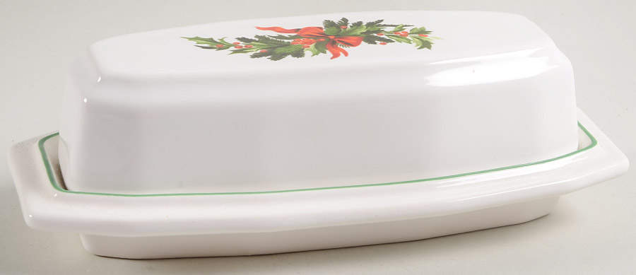 Christmas Heritage 1/4 Lb Covered Butter by Pfaltzgraff-1