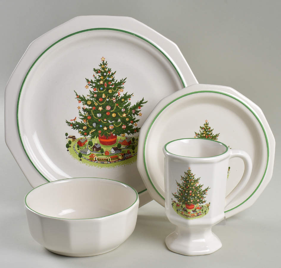 Christmas Heritage 4 Piece Place Setting by Pfaltzgraff-1