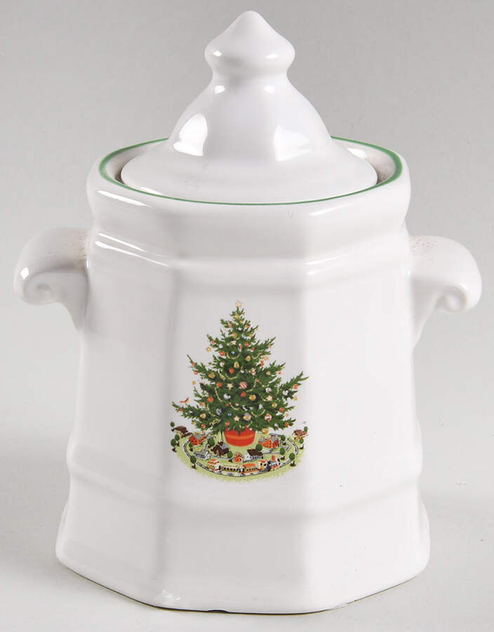 Christmas Heritage Sugar Bowl & Lid by Pfaltzgraff-1