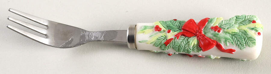 Christmas Heritage Hors d"Oeuvre Fork by Pfaltzgraff-1