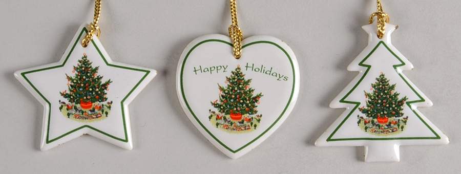 Christmas Heritage (Set of 3) Ornament (ORNH,ORNAS,ORNTR) by Pfaltzgraff-1