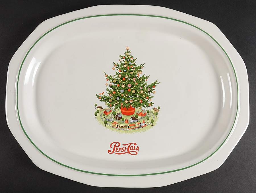 Christmas Heritage 16" Oval Serving Platter by Pfaltzgraff-1