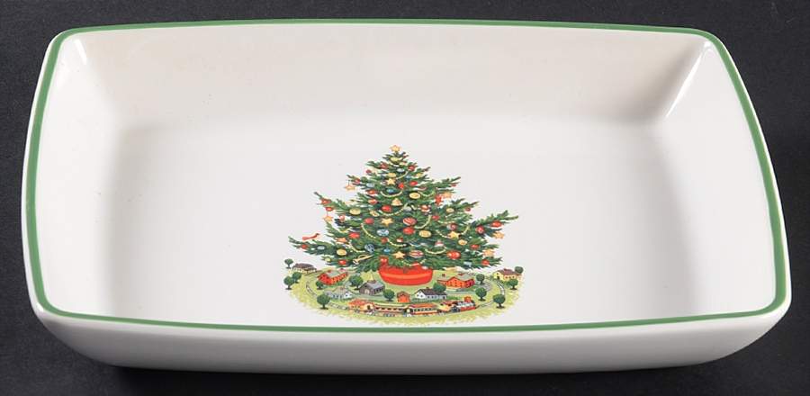 Christmas Heritage Tray for Individual Dipper Set by Pfaltzgraff-1