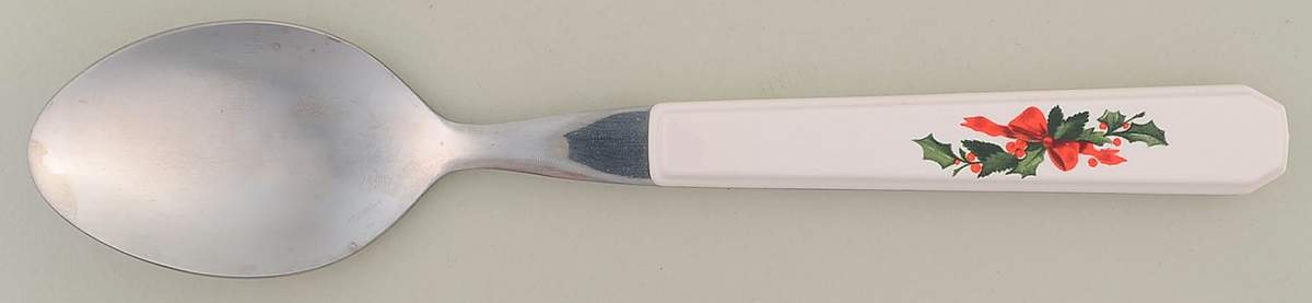 Christmas Heritage Oval Place Soup Spoon by Pfaltzgraff-1
